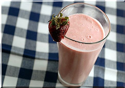 strawberry milkshake