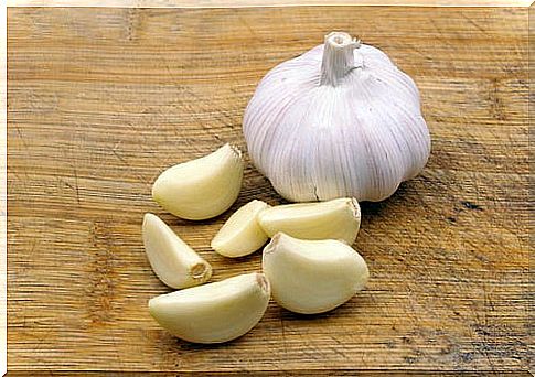 Garlic cloves against fatty liver